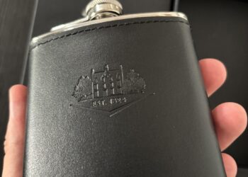 Macallan Leather Hip Flask